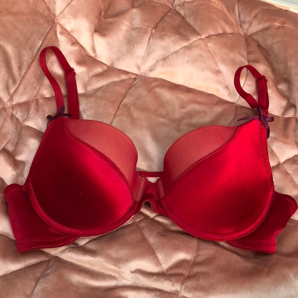 cute red bra